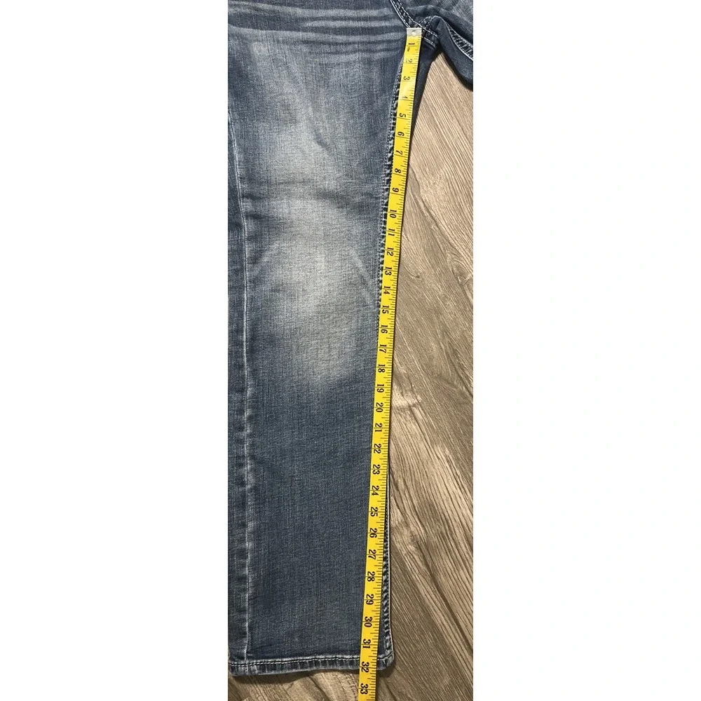 BKE Jake Straight Stretch Mid Rise Medium Wash Blue Jeans Men's Size 33x32